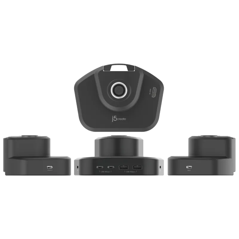 j5create Ergonomic monitor mount with Dock 