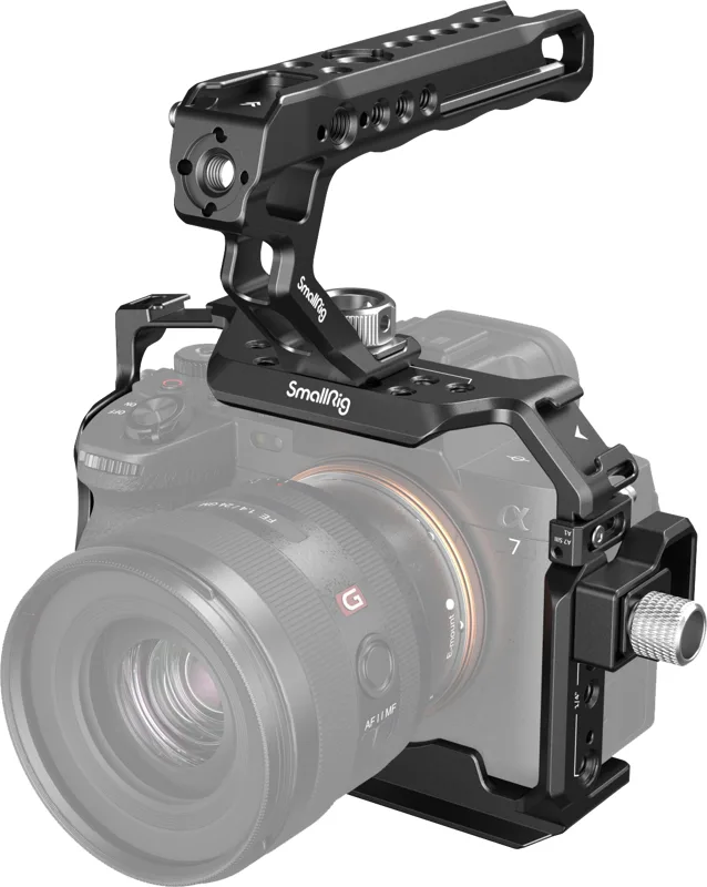 SmallRig Basic Cage Kit 3668C Sony A7R V, A7 IV si A7S III, maner ARRI