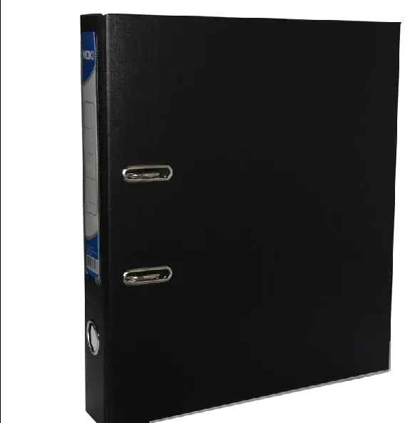 Noki Biblioraft plastifiat 5cm negru, margini metalice