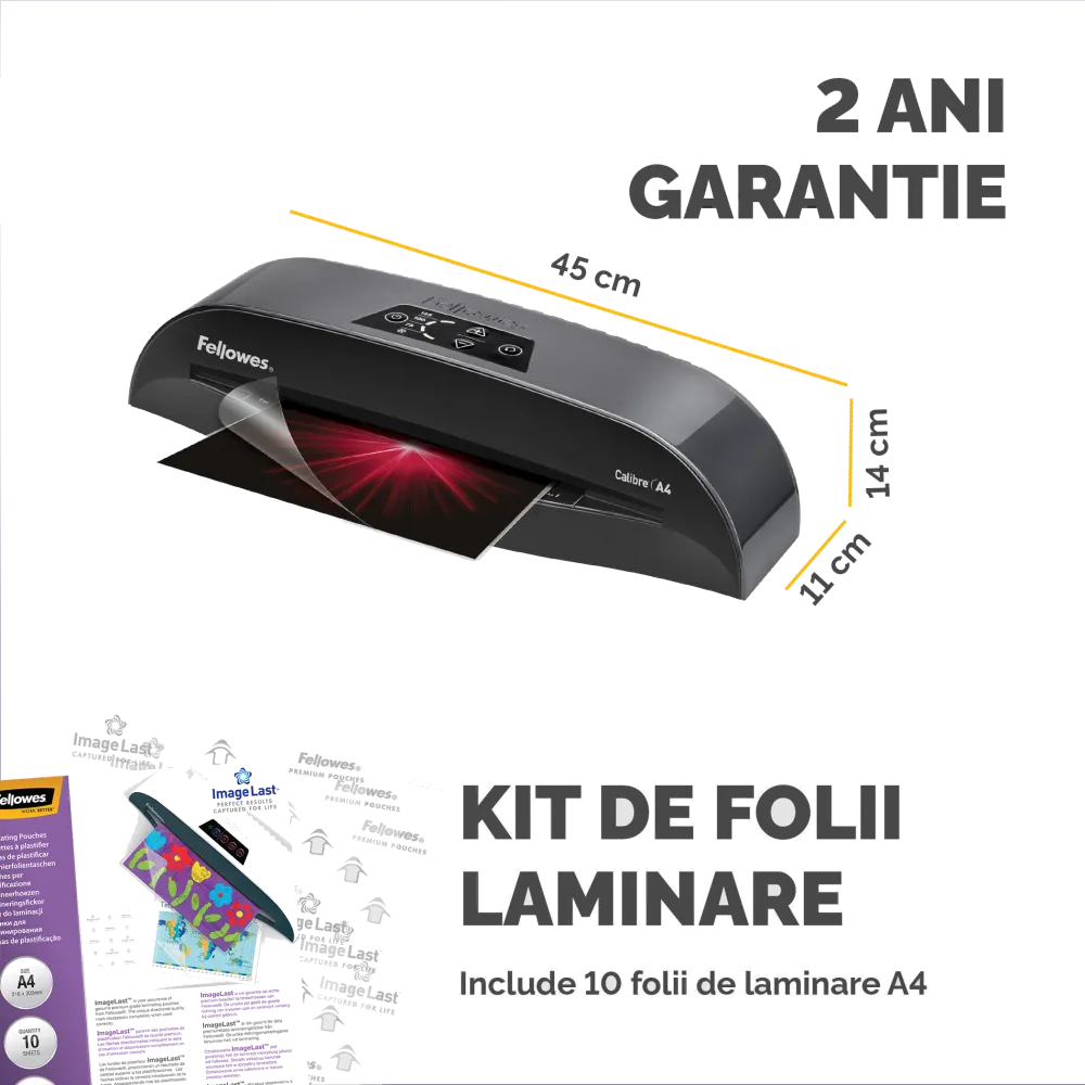 Fellowes Laminator A4 Calibre 125mic 240mm 480mm/min InstaHeat 