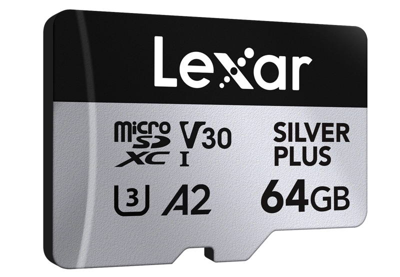Lexar MicroSDXC Silver Plus 1066x UHS-I/U3/A2/4K R205/W100 (V30) 64GB 