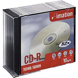 Imation CD-R 700MB, 80min, 52x, SLIM