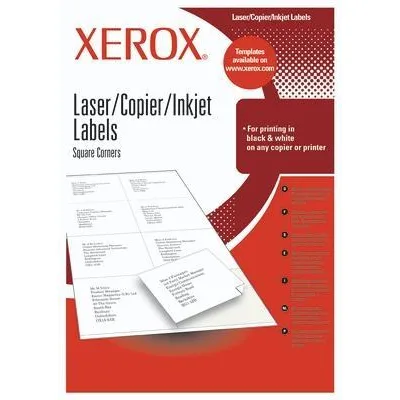 Xerox Etichete autoadezive A4 33 etichete 70x25.4mm 100 coli