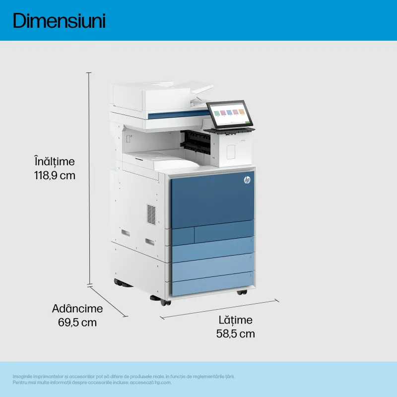 HP Multifunctional color laser A3 4 in 1 Flow 8801z 