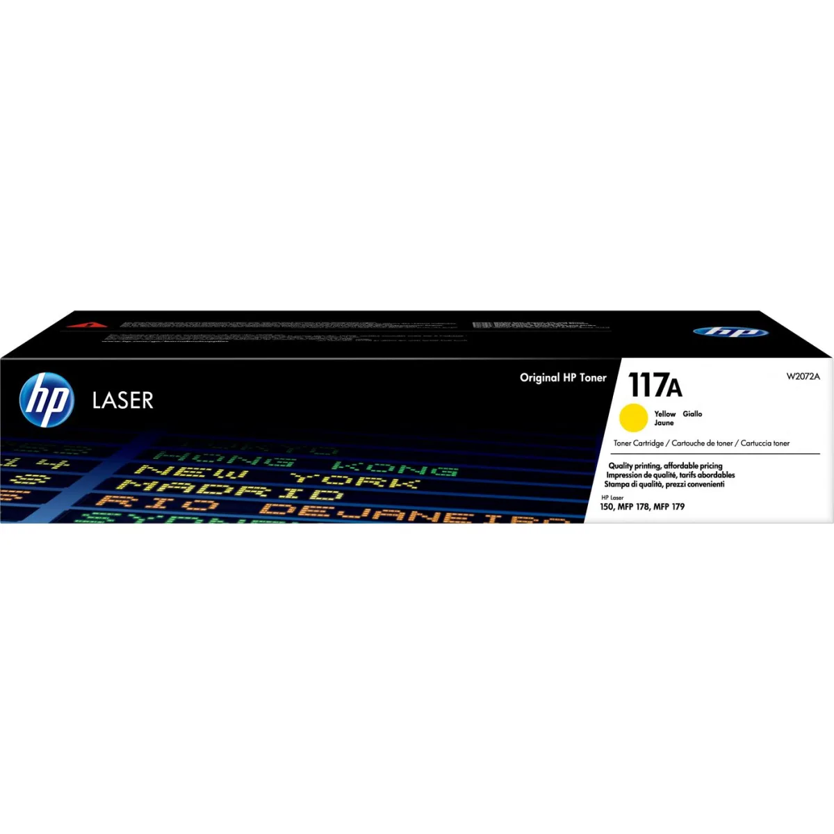 HP W2072A Cartus toner standard No. 117A yellow, 0.7k