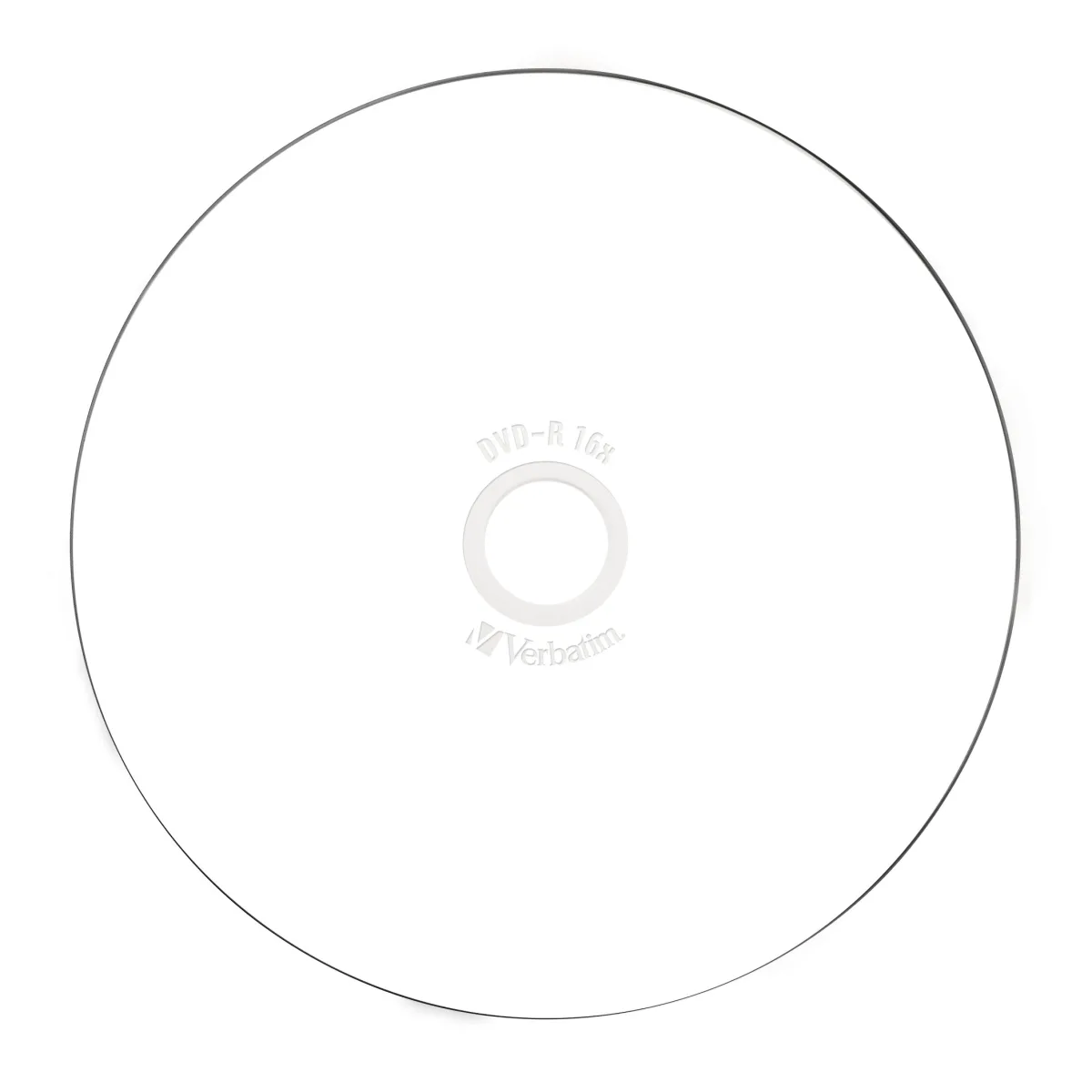 Verbatim Set 25 buc, DVD-R, 16X, 4.7GB, 120min, inkjet photo printable angle