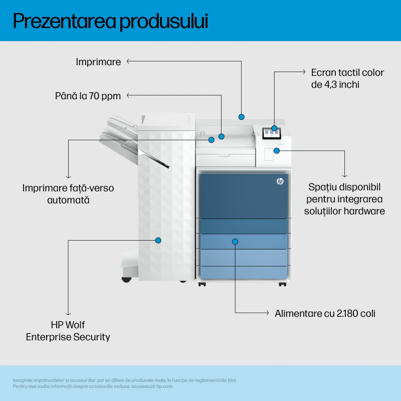 HP Imprimanta A3 monocrom LaserJet Enterprise 8501x+ lifestyle