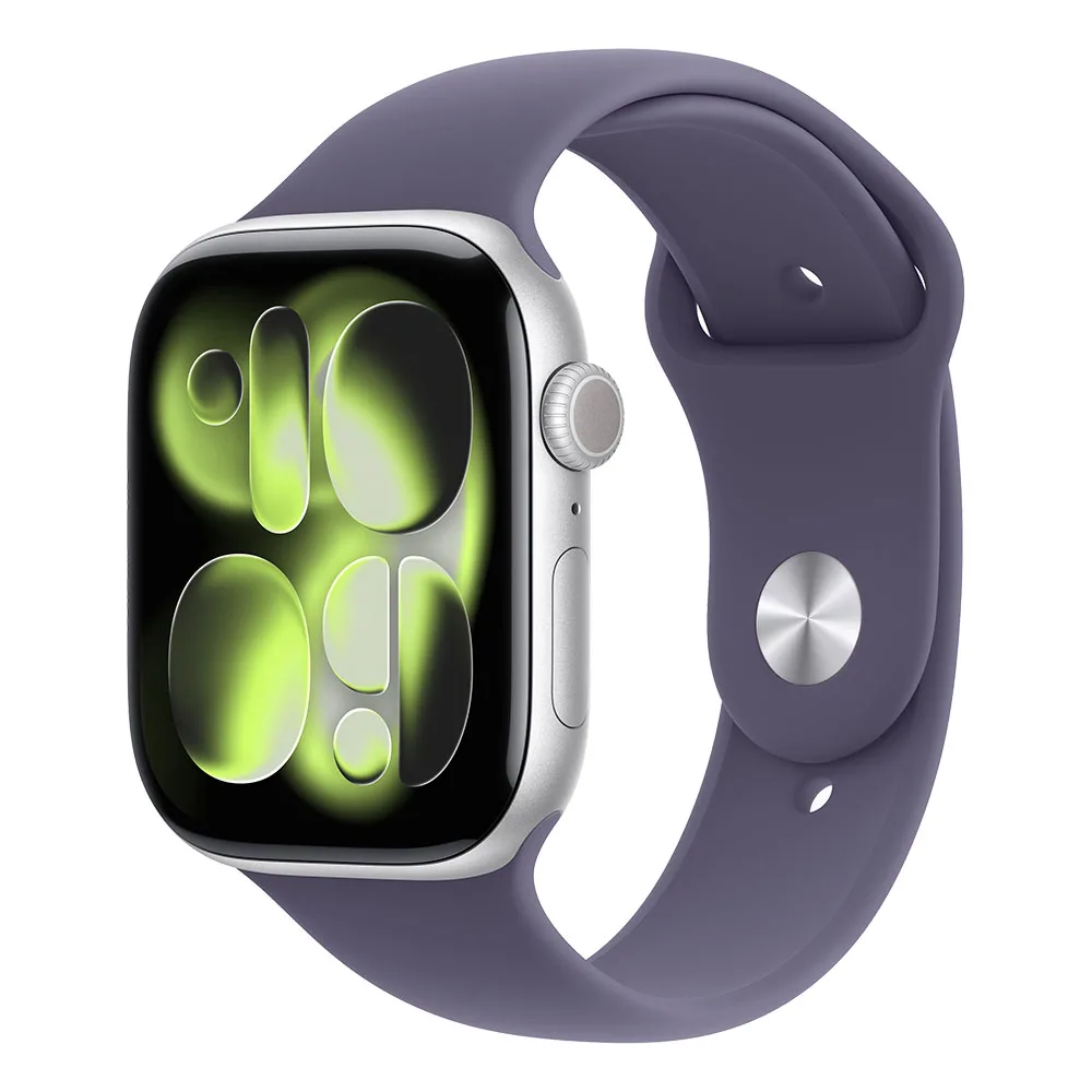 Apple Watch Series 11 46mm GPS Silver Purple Fog S/M