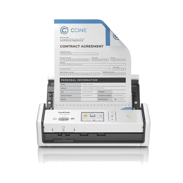 Brother ADS-1800W scanner portabil A4 Wi-Fi USB-C