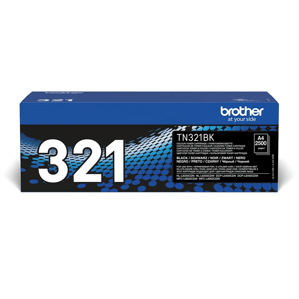 Brother Toner negru TN-321BK, 2500 pagini, pentru HL-L8250CDN 