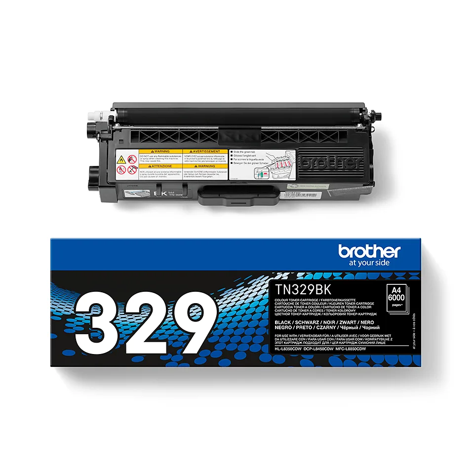 Brother Toner negru TN-329BK, 6000 pagini, pentru HL-L8350CDW