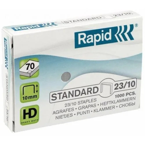 Rapid Capse 23/10 1000/cutie pana la 70 coli