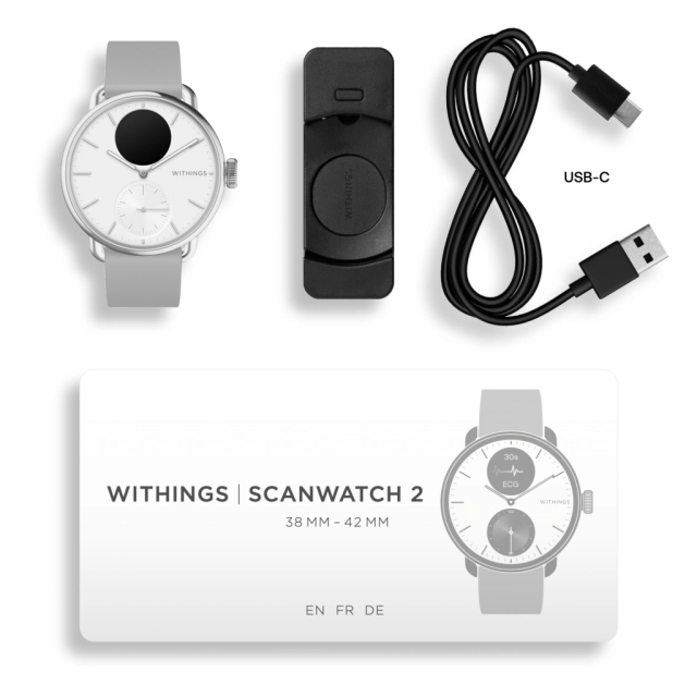 Withings Scanwatch 2, 38mm - White 