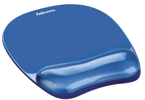 Fellowes Crystal gel mouse pad ALBASTRU dimensiuni 202 x 230 x 32 mm