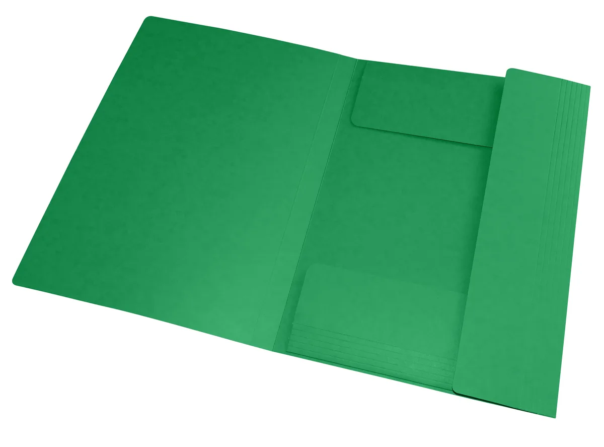 Oxford Mapa Topfile A4 cu elastic PEFC, 200 coli, verde