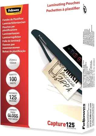 Office Max Folie laminat ecuson75x105mm 125mic 100buc
