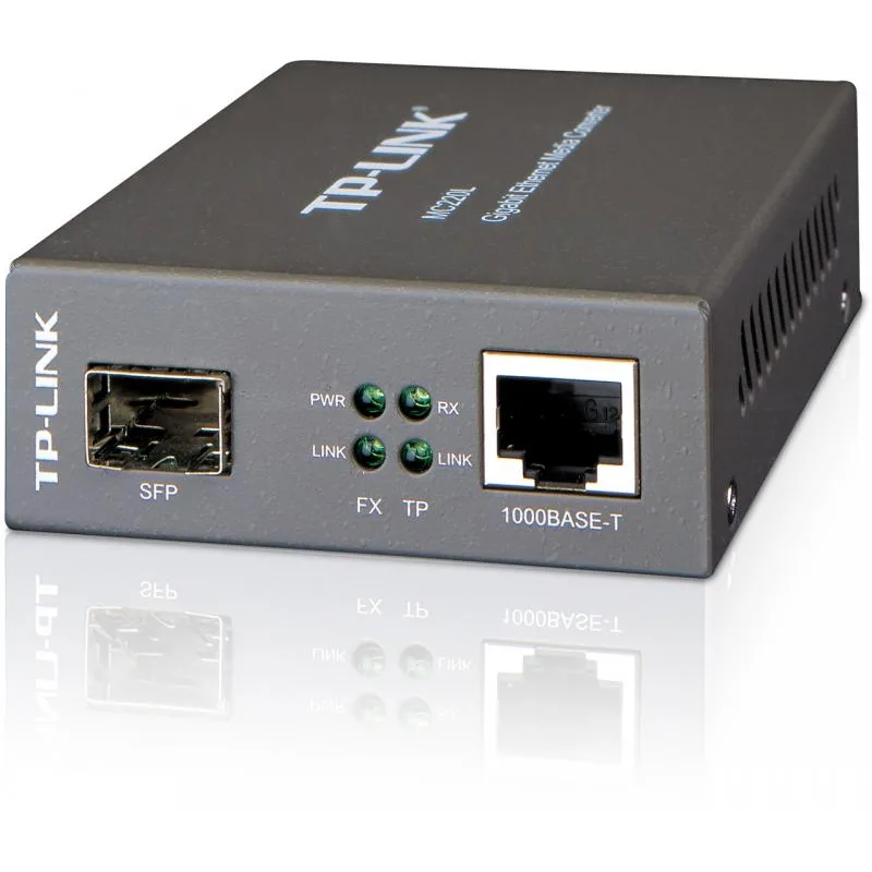 TP-Link Media Convertor RJ45 1000M la slot SFP 1000M cu suport module MiniGBIC