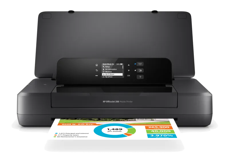 HP OfficeJet 200 Mobile imprimanta portabila A4 wireless CZ993A