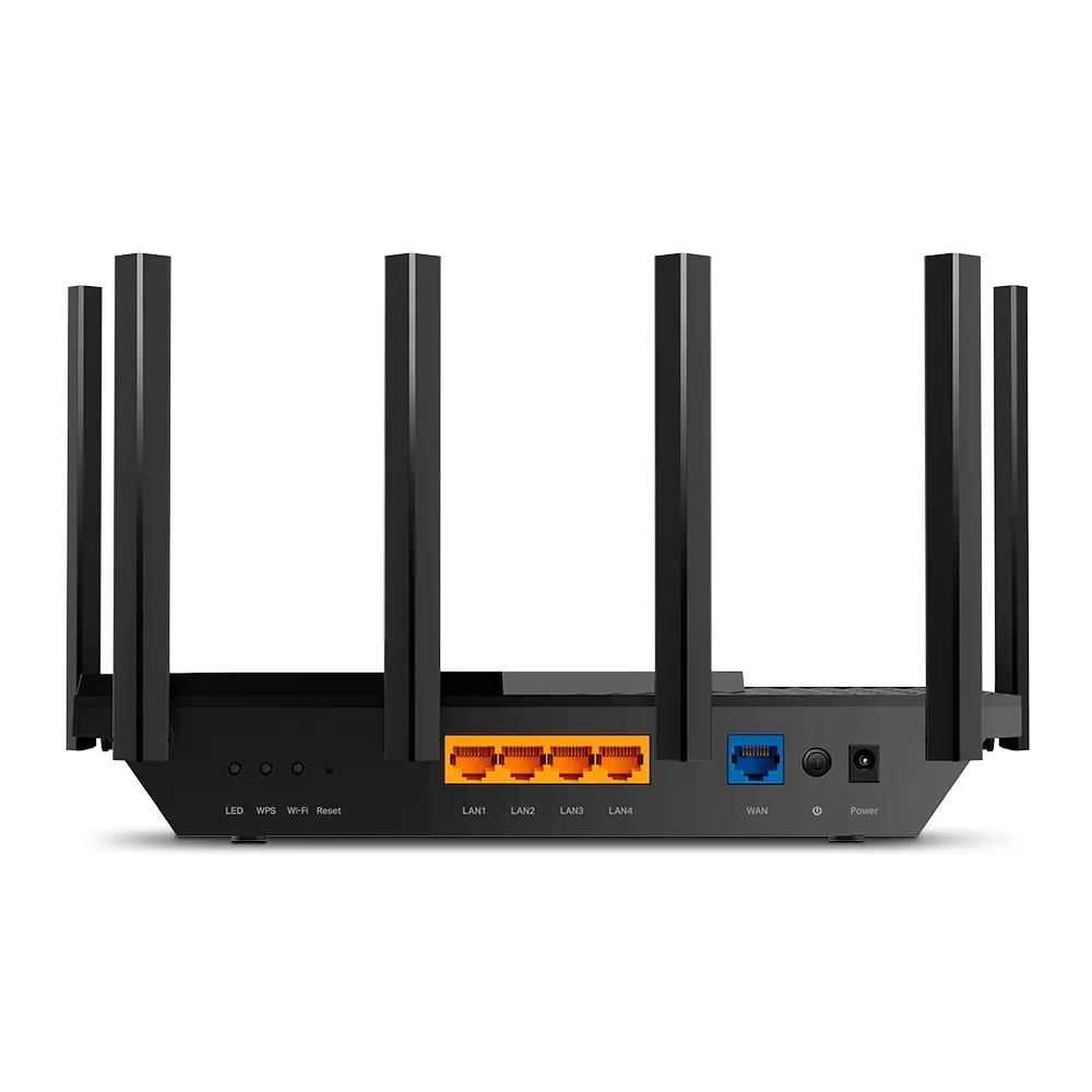 ROUTER TP-LINK wireless 5400Mbps,1 x WAN Gigabit, 4 porturi Gigabit, 1 x USB 3.0 angle