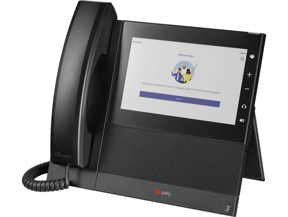 HP Poly CCX 600 Business Media Phone for Microsoft Teams and PoE-enabled