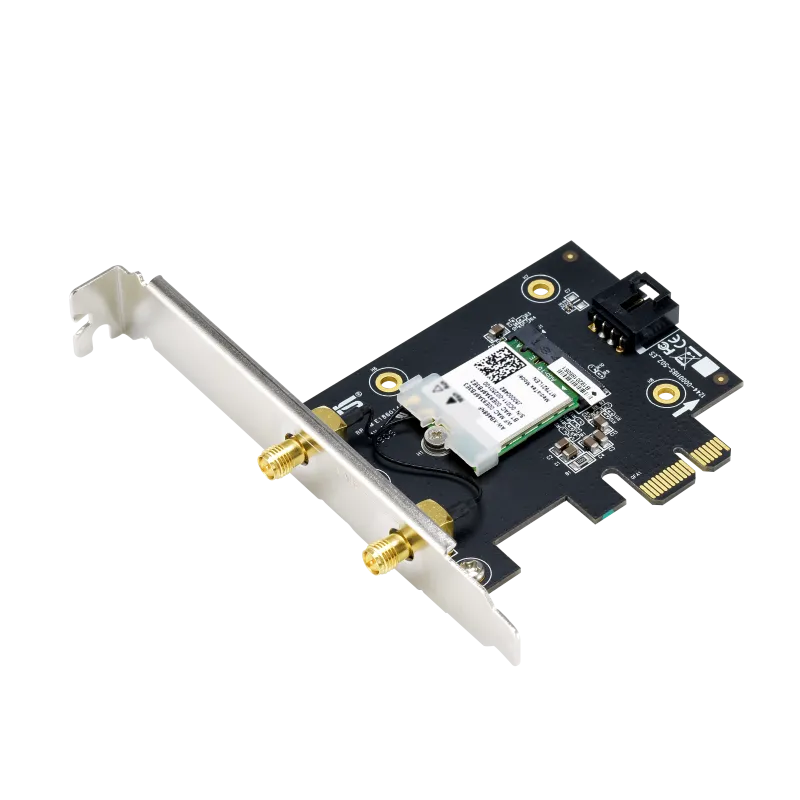 Asus PCE-AX1800 Wifi AX1800 Bluetooth 5.2 PCIe adapter WI-FI 6 WPA3 OFDMA MU-MIMO 