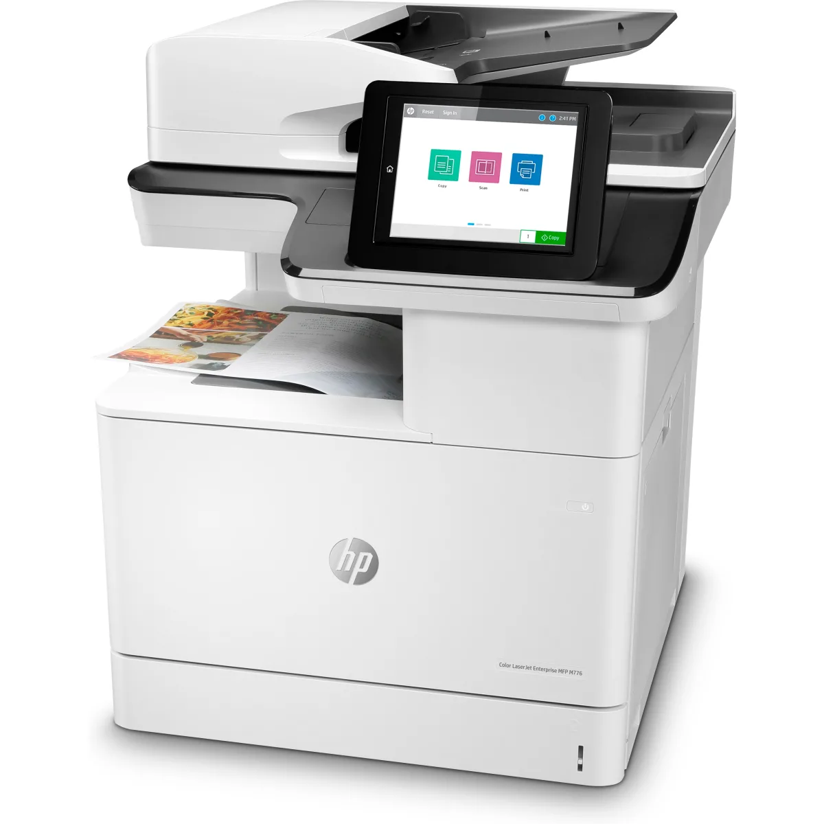 HP Color LaserJet Enterprise MFP M776dn multifunctional A3 color angle