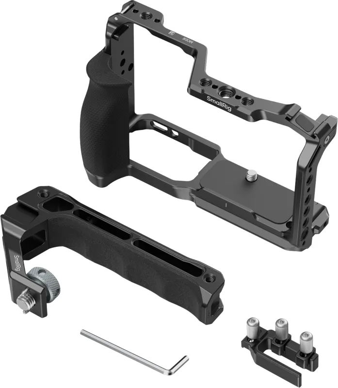 SmallRig Kit cage Nikon ZR 5647, maner superior, Arca-Swiss, clema cablu 
