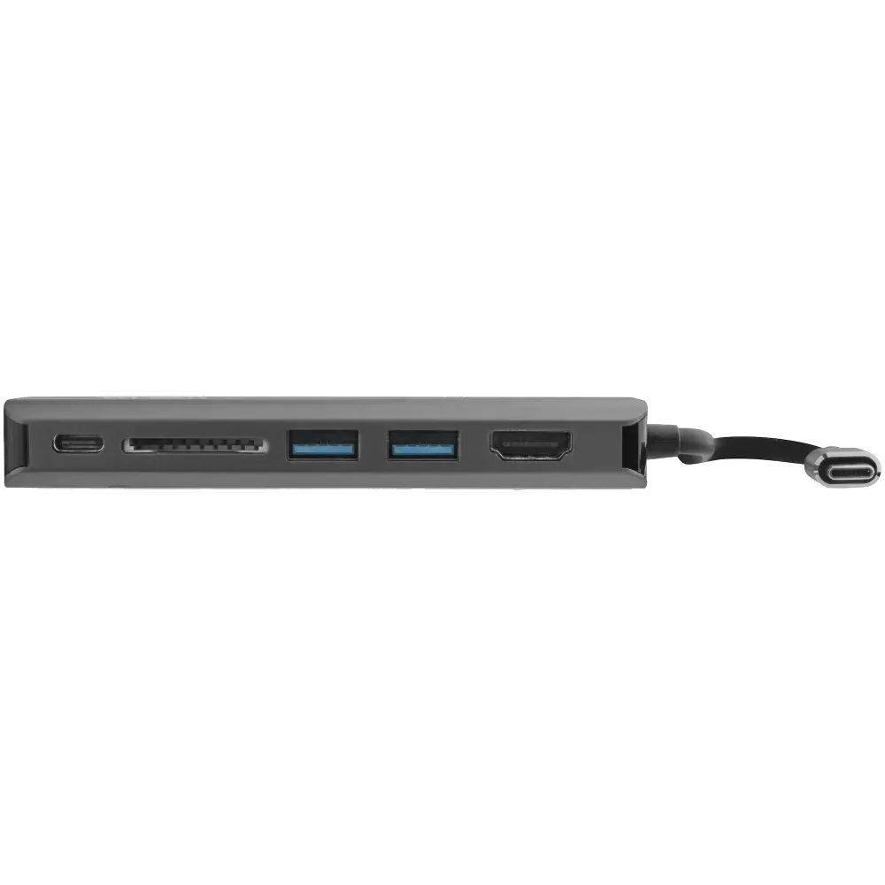 StarTech USB C Multiport Adapter - USB-C Travel Dock to 4K HDMI, 3x USB 3.0 Hub, SD/SDHC 