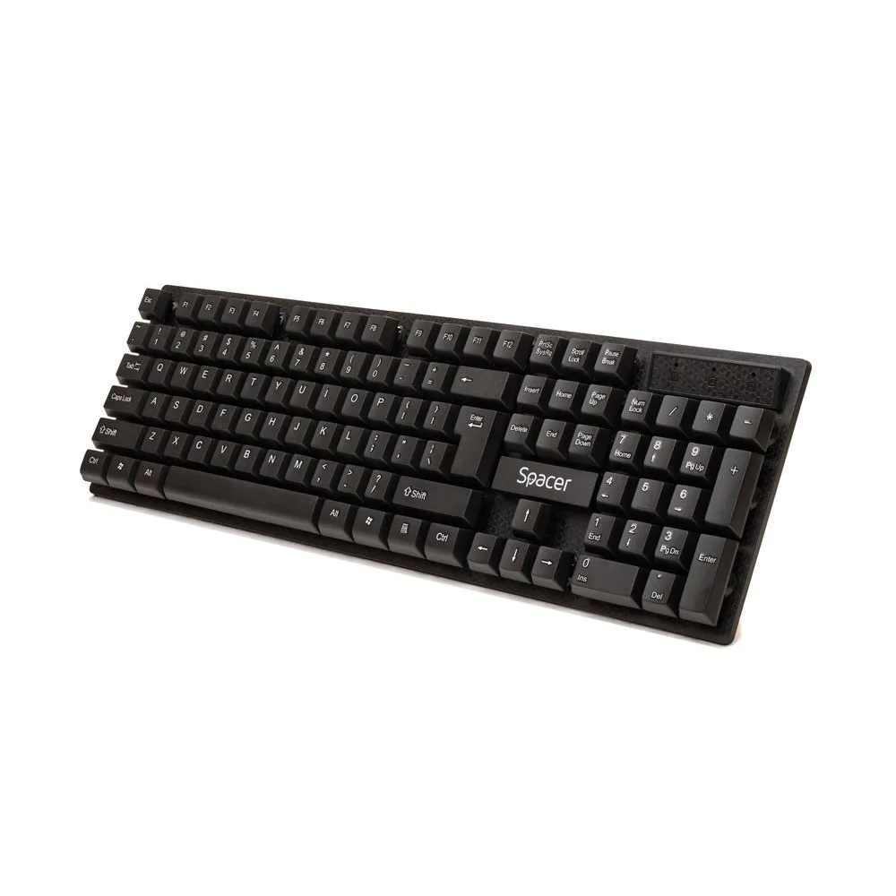 Spacer Kit tastatura wireless + mouse wireless, black 