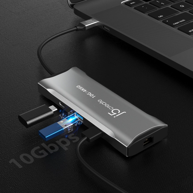 j5create 4K60 Elite USB-C Mini Dock 10Gbps 