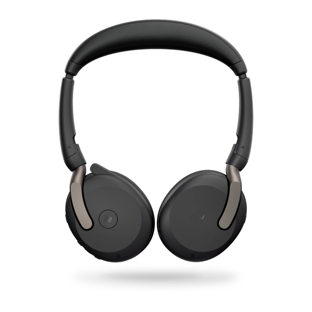 Jabra Casca EVOLVE2 65 Flex MS fara fir, Binaural, On-Ear, USB-C via Link 380c, Black 
