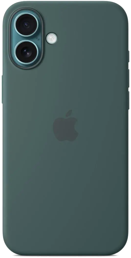 Apple iPhone 16 Plus Silicone Case with MagSafe - Lake Green (Seasonal) 