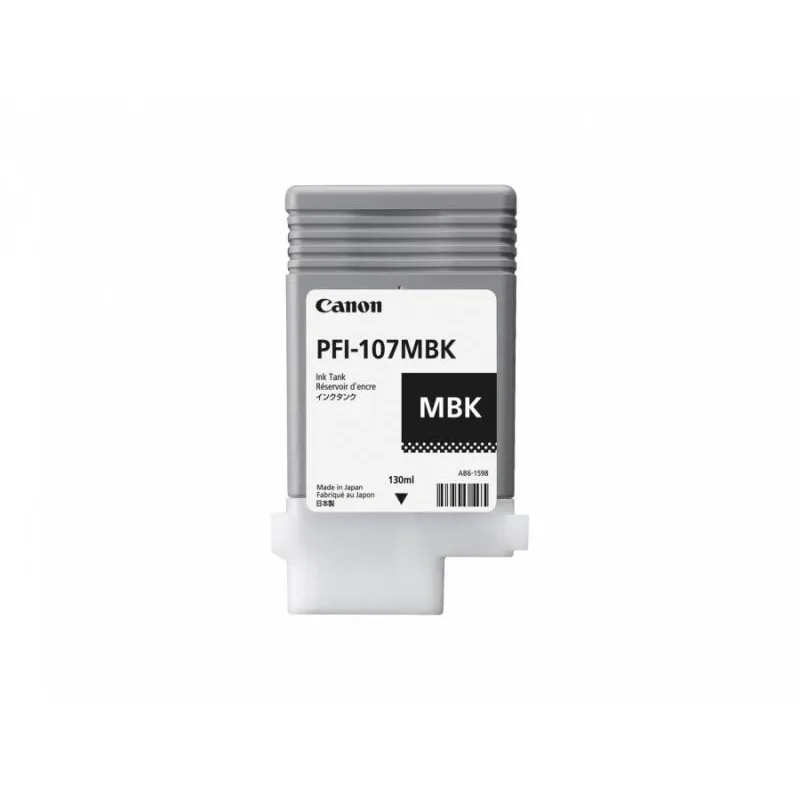 Canon PFI-107MB Cartus cerneala pe baza de pigment, Matte Black, 130ml 