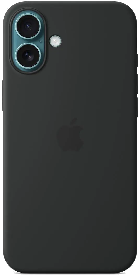 Apple iPhone 16 Plus Silicone Case with MagSafe - Black 
