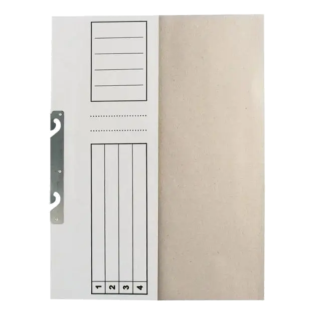 Office Dosar incopciat A4 alb 230g/mp, coperta 1/2