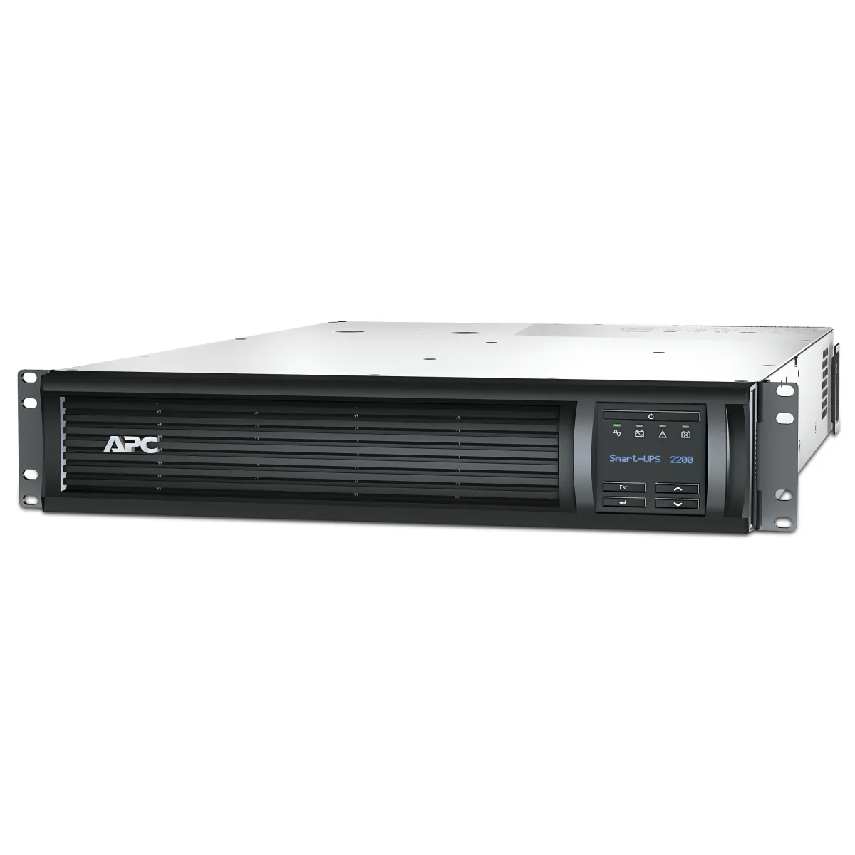 UPS APC Smart-UPS 2200VA/1980W LCD RM 2U, line-interactive, angle
