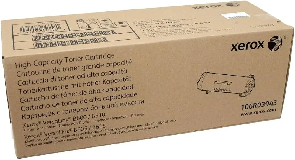 Xerox 106R03943 Cartus toner negru, high capacity, VersaLink B60x / B61x, 25900 pag
