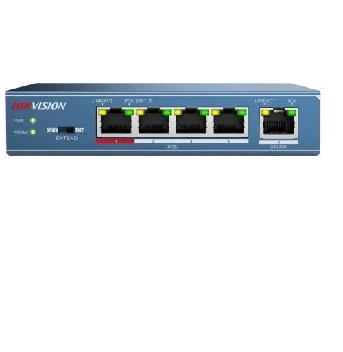 Hikvision Switch PoE 4 porturi, fara management