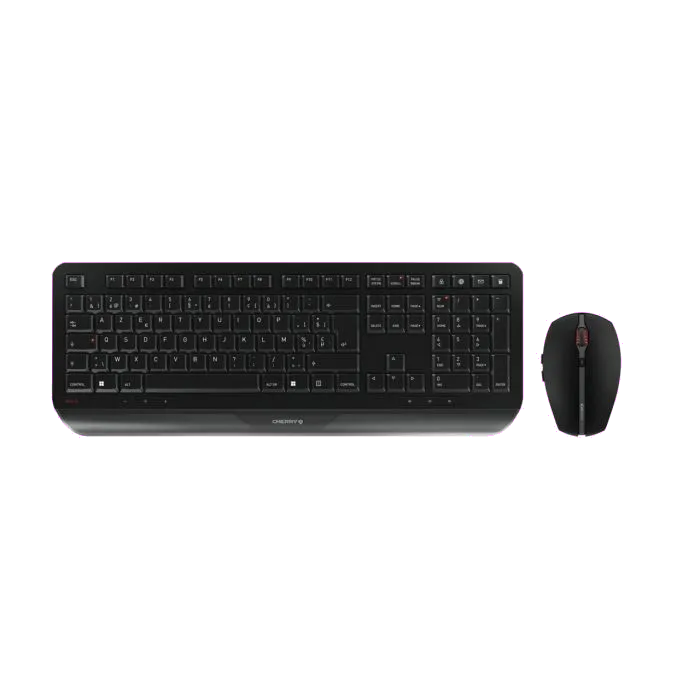 Cherry Kit tastatura si mouse wireless USB layout Belgia Gentix