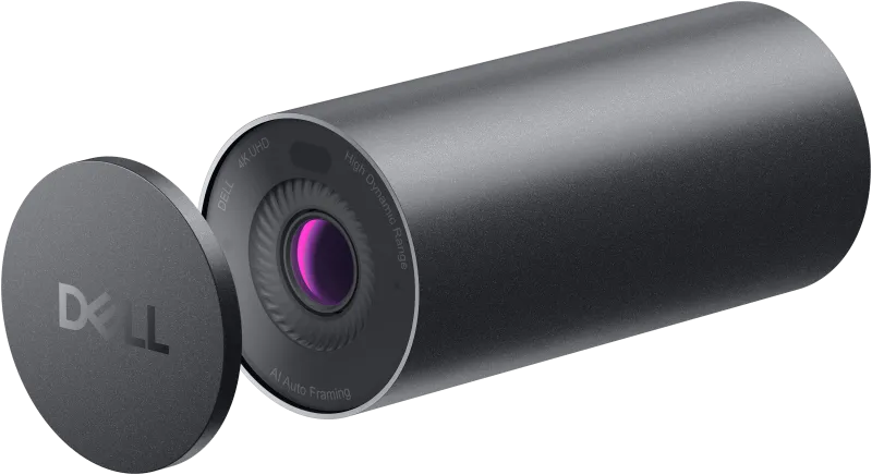Dell Camera web WB7022, 8,3 MP, 3840 x 2160 Pixel, Full HD, 60 fps, 5x, USB, black 