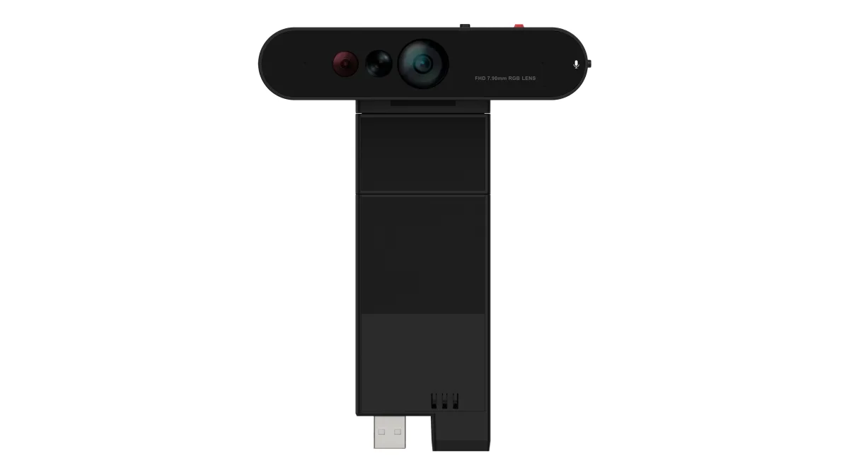 Lenovo ThinkVision MC60 (S) webcam FHD IR USB 2.0 neagra angle