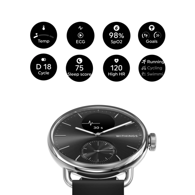 Withings Scanwatch 2, 38mm - Black 