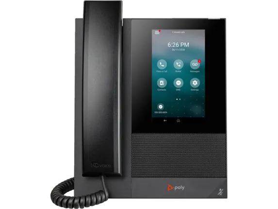HP Poly CCX 400 Business Media Phone with Open SIP and PoE-enabled
