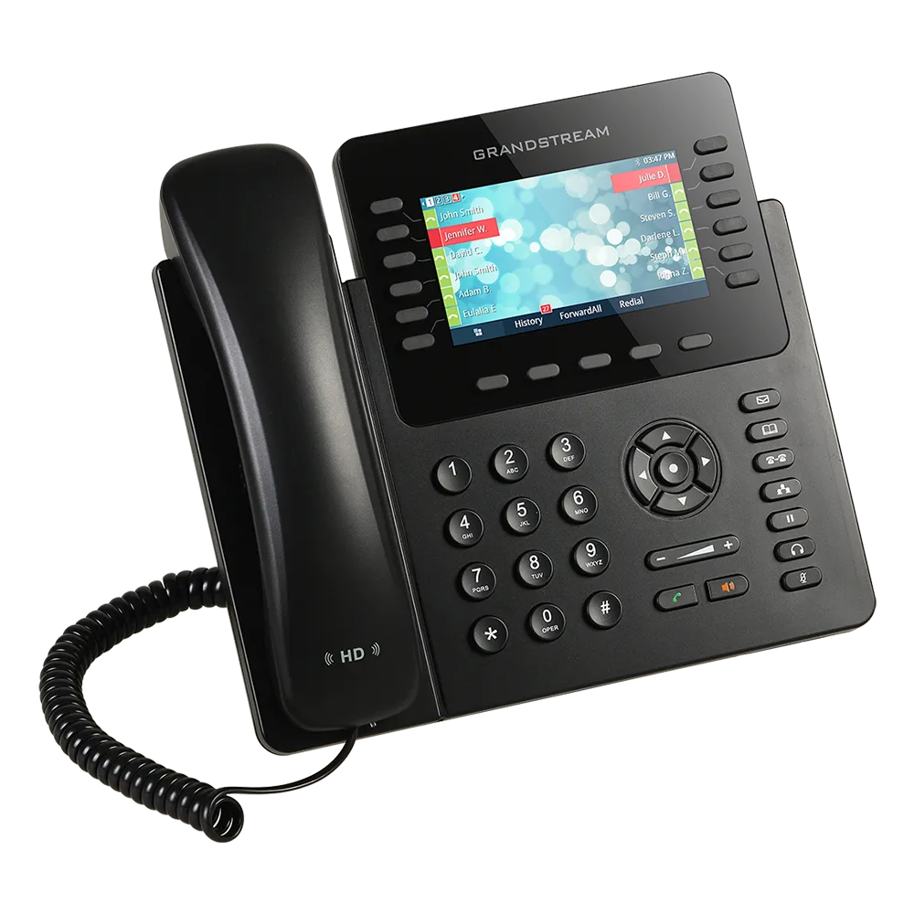Grandstream Networks GXP2170 High-end IP phone, 6 SIP accounts, 12 lines, 2x GbE PoE