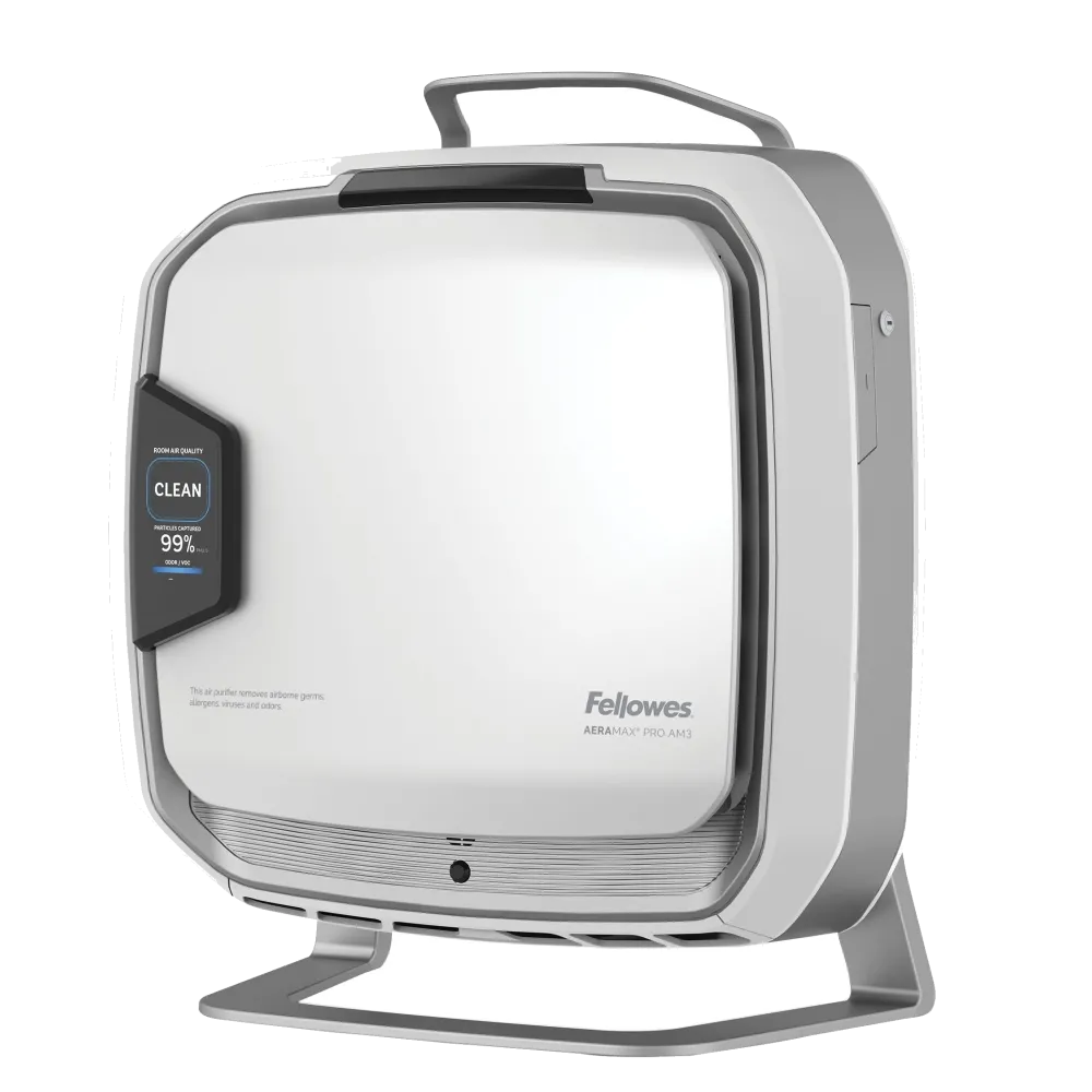 Fellowes AeraMax Pro AM 3s PureView purificator cu stand 55 mp