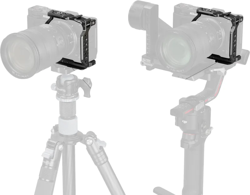 SmallRig Half Cage Nikon ZR 5905, HawkLock, Arca, NATO, negru 