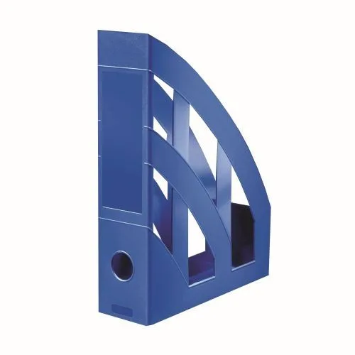 Herlitz Suport vertical documente, plastic albastru, 24.5x7.7x32cm