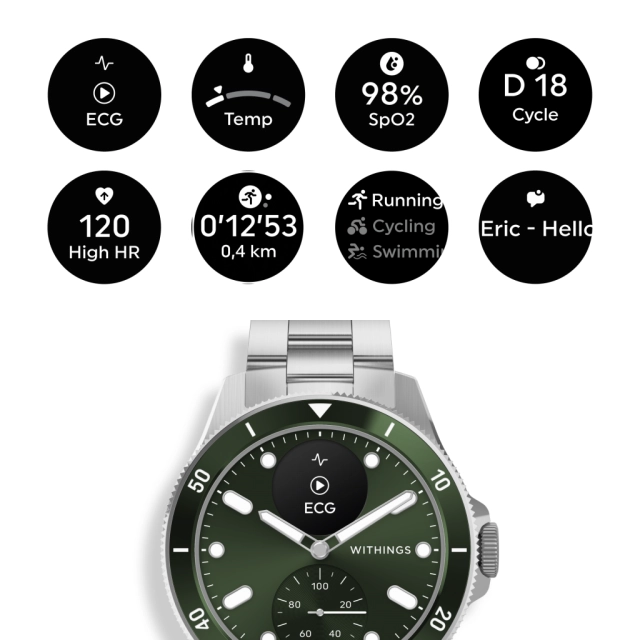 Withings Scanwatch Nova 42mm - Green 