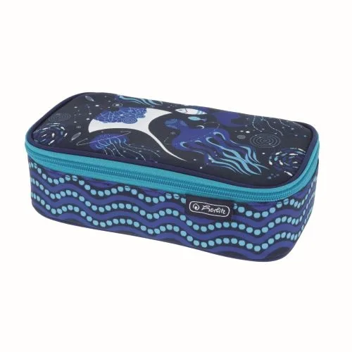 Herlitz Penar etui Beatbox Deep Ocean, 22.5x12x7 cm