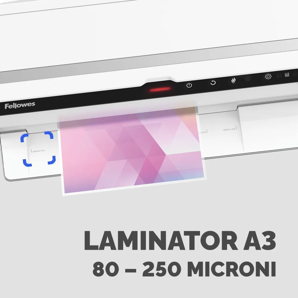 Fellowes Laminator A3 VenusLX 250mic 320mm 2180mm/min 6role lifestyle